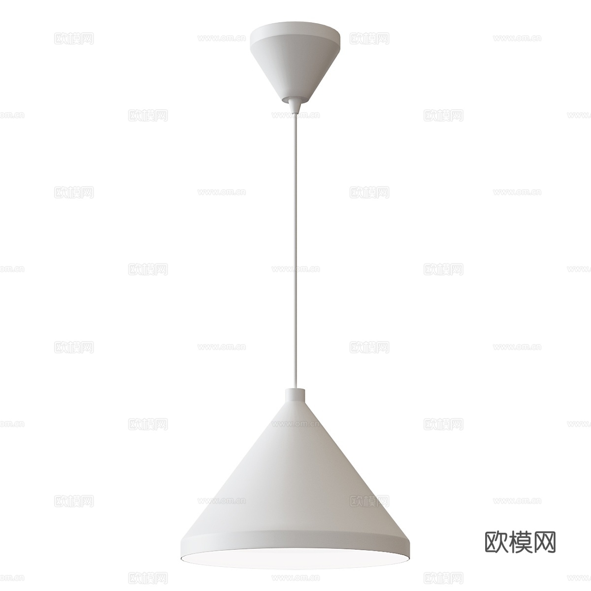 NÄVLINGE NEVLINGE 吊灯，白色 33 厘米3d模型