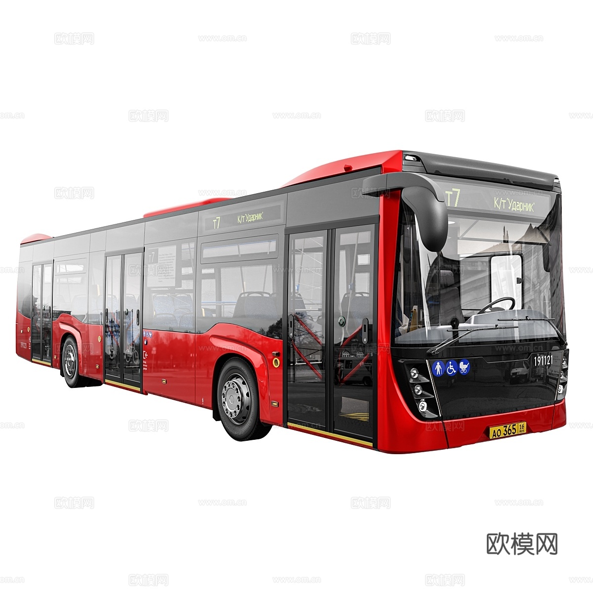 NefAZ-5299-40巴士3d模型