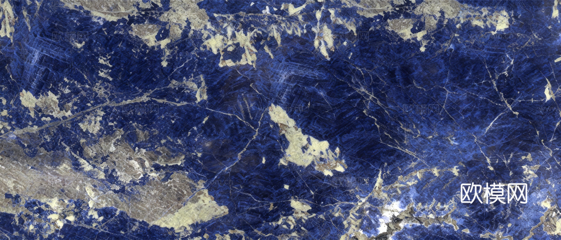 玻利维亚蓝奢石 蓝宝石大理石 蓝色大理石瓷砖岩板