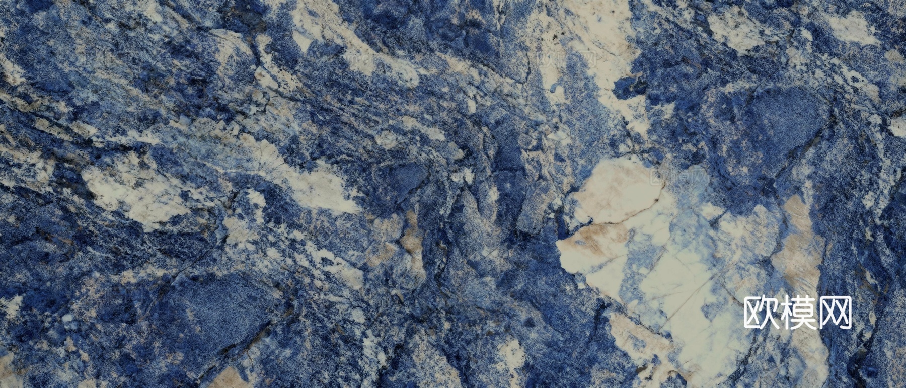 玻利维亚蓝奢石 蓝宝石大理石 蓝色大理石瓷砖岩板