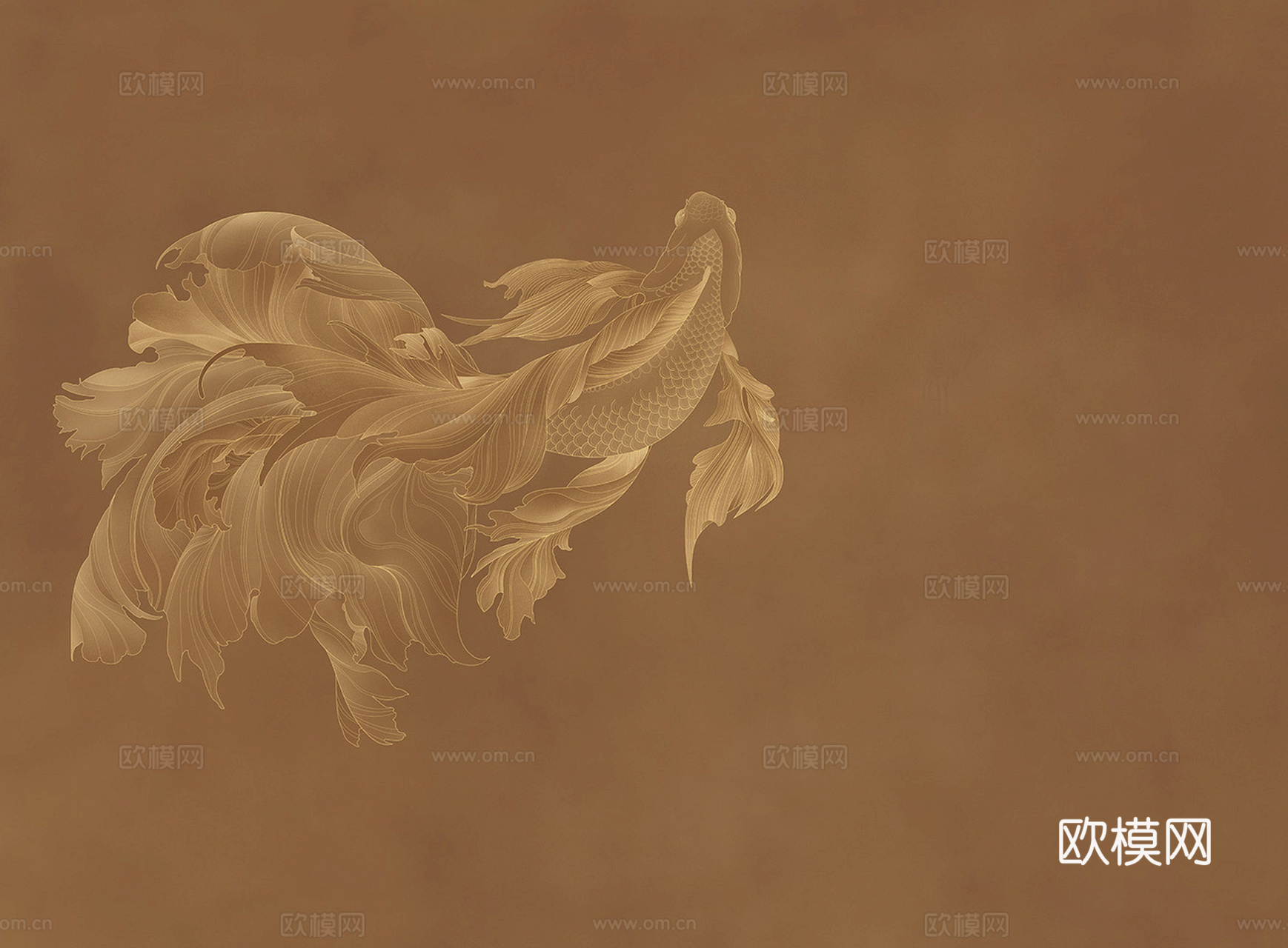 新中式立体壁画 背景墙壁画 山水壁画 墙画 壁纸 墙纸 墙布