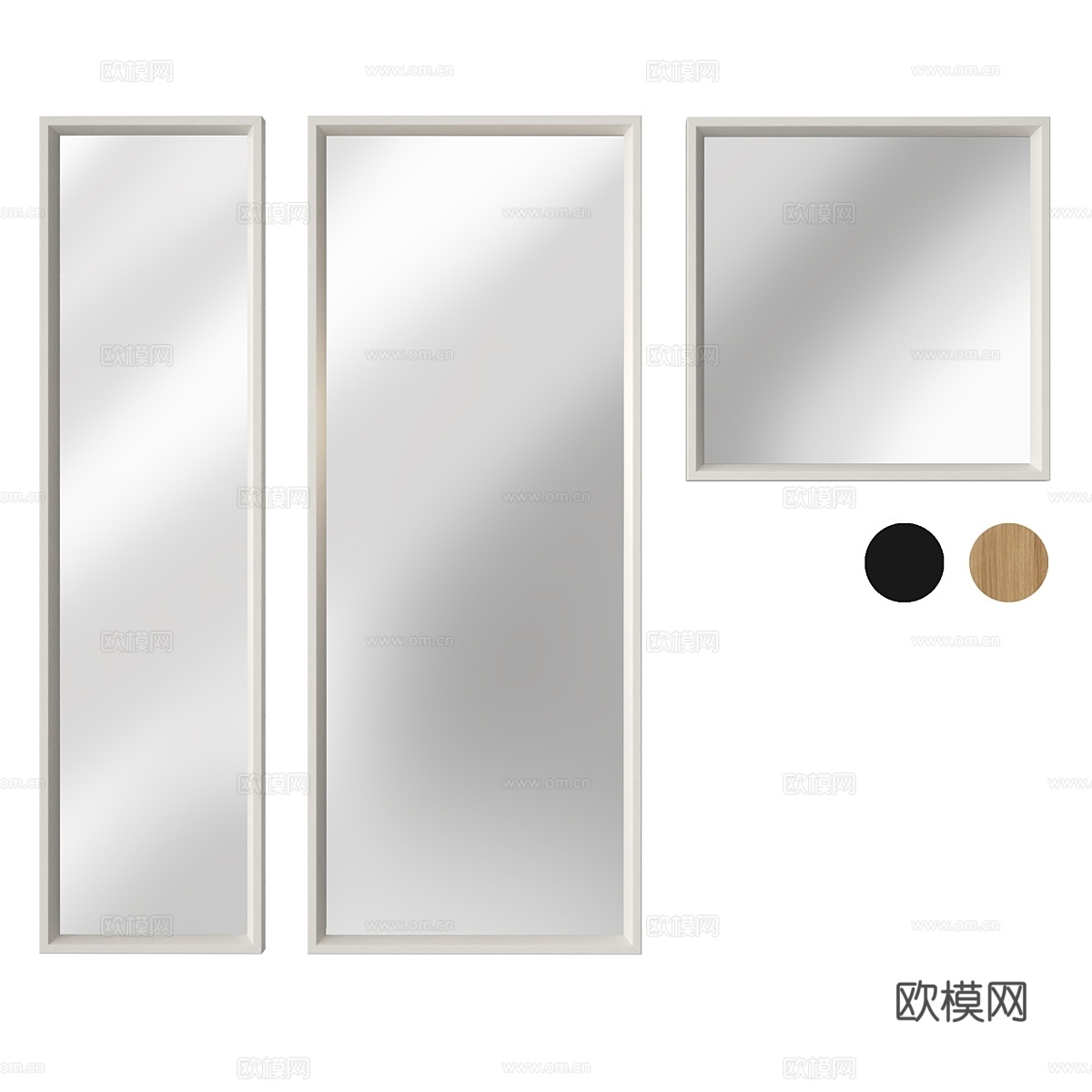 宜家NISSEDAL镜子3d模型