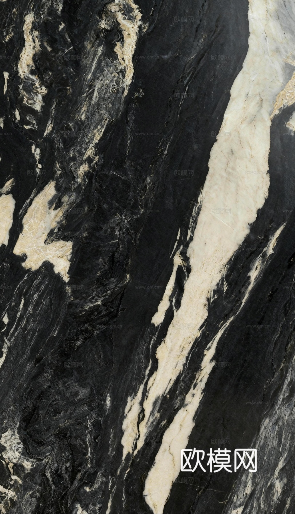 黑色大理石瓷砖岩板 黑白大理石 黑色山水大理石