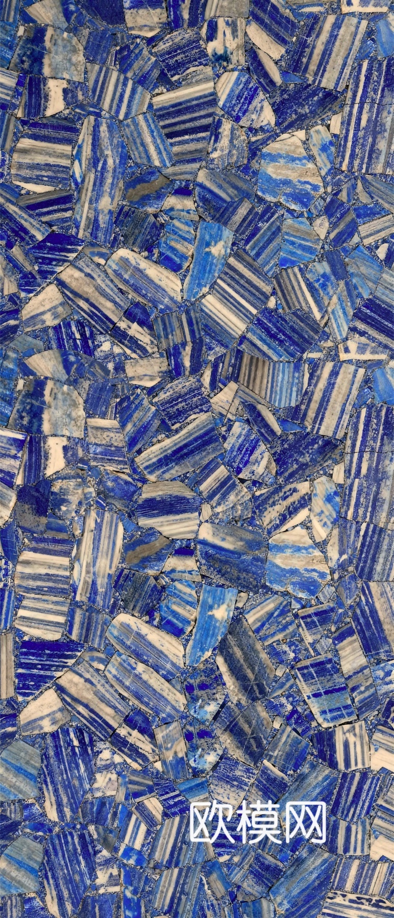 景泰蓝半宝石 蓝色大理石拼花 蓝宝石拼花奢石下载