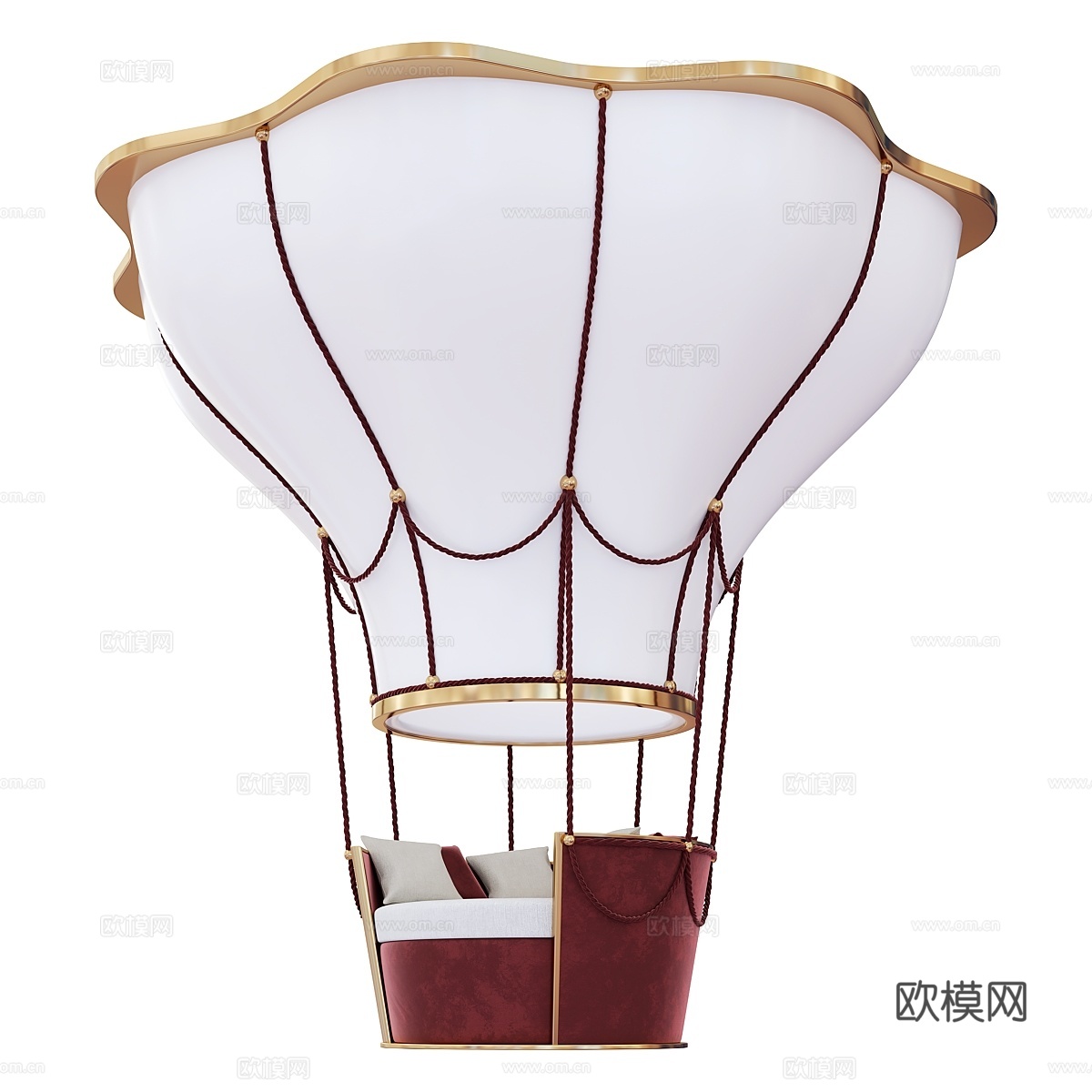 婴儿房床具（婴儿）3d模型下载