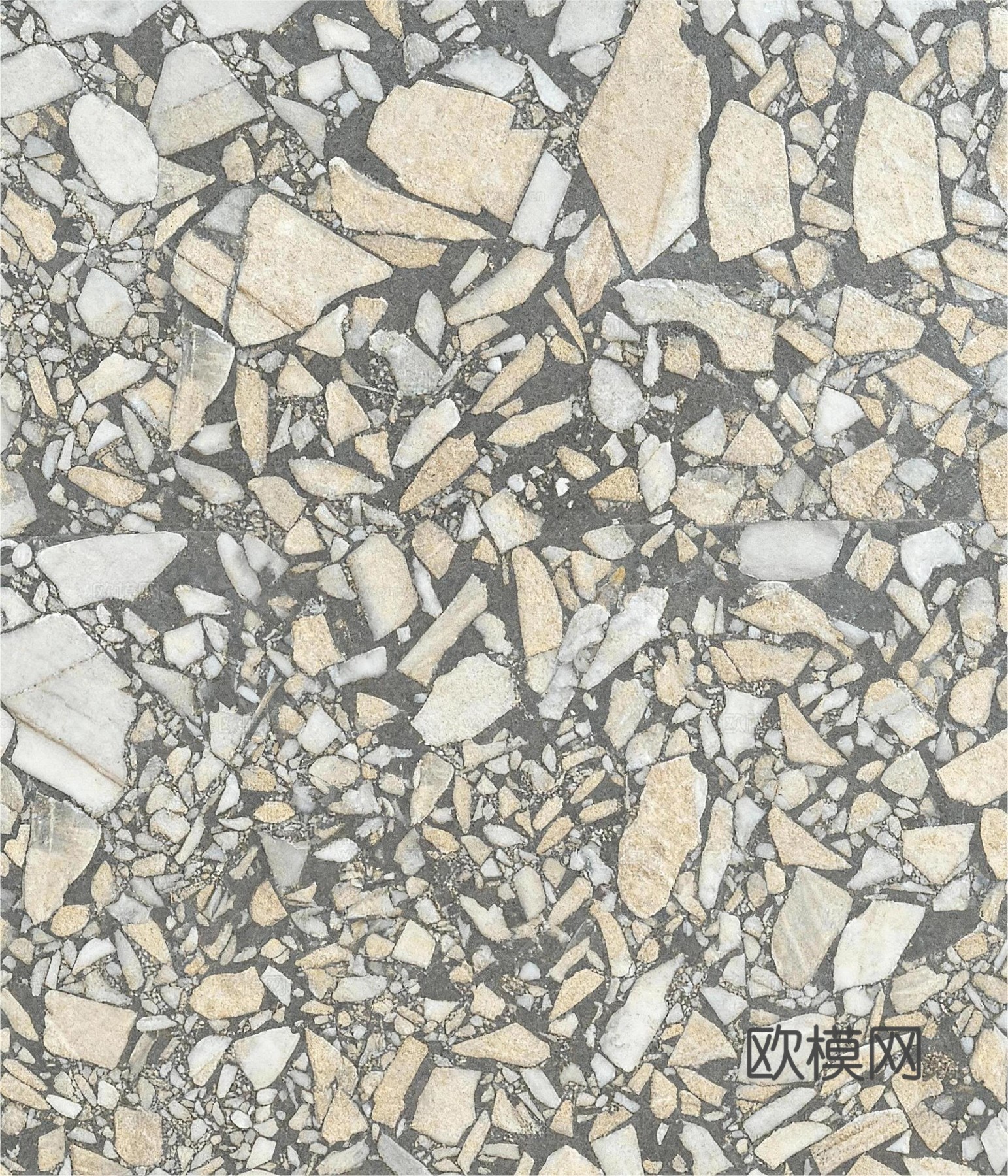 浅灰色水磨石 灰色系水磨石 仿宝格丽白水磨石 灰白水磨石