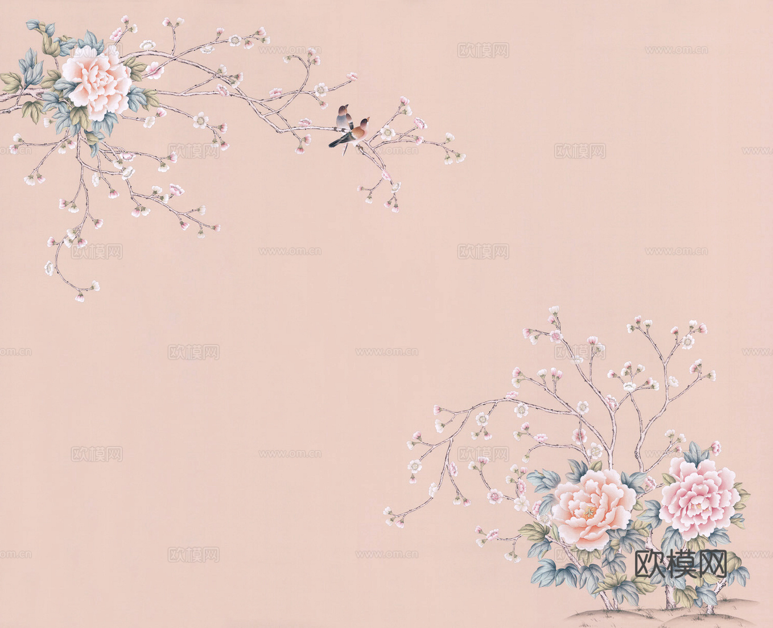 新中式立体壁画 背景墙壁画 山水壁画 墙画 壁纸 墙纸 墙布