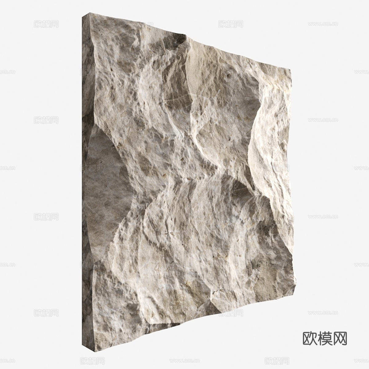 石墙3d模型下载