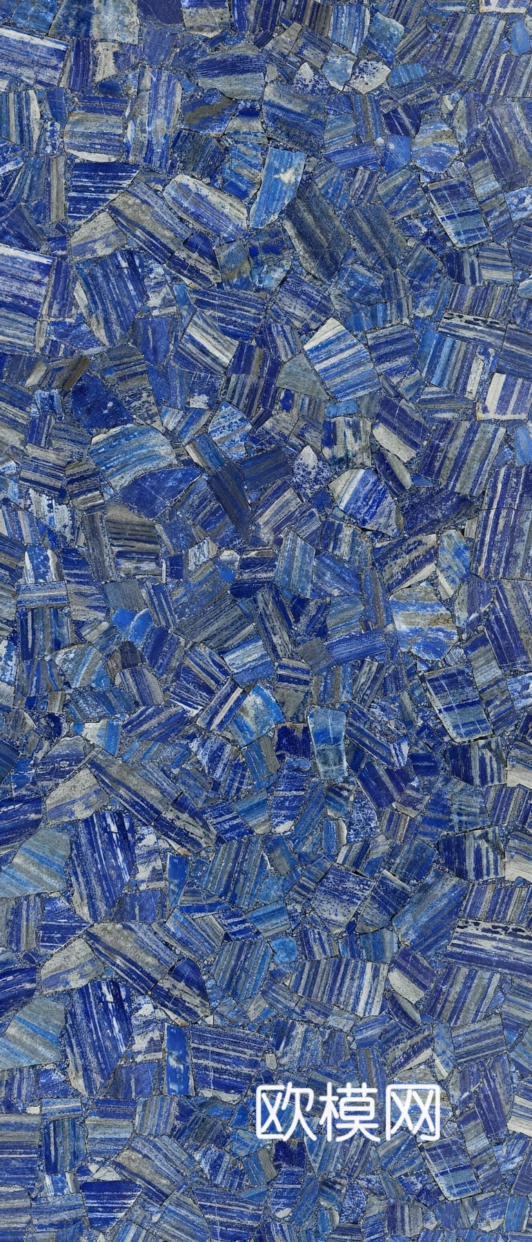 景泰蓝半宝石 蓝色大理石拼花 蓝宝石拼花奢石