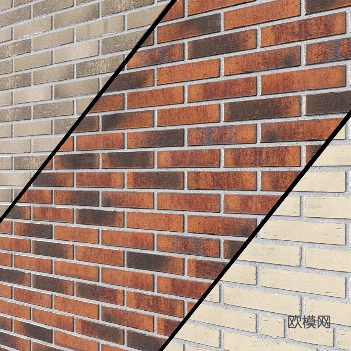 Feldhaus Klinker 烧结砖3d模型下载