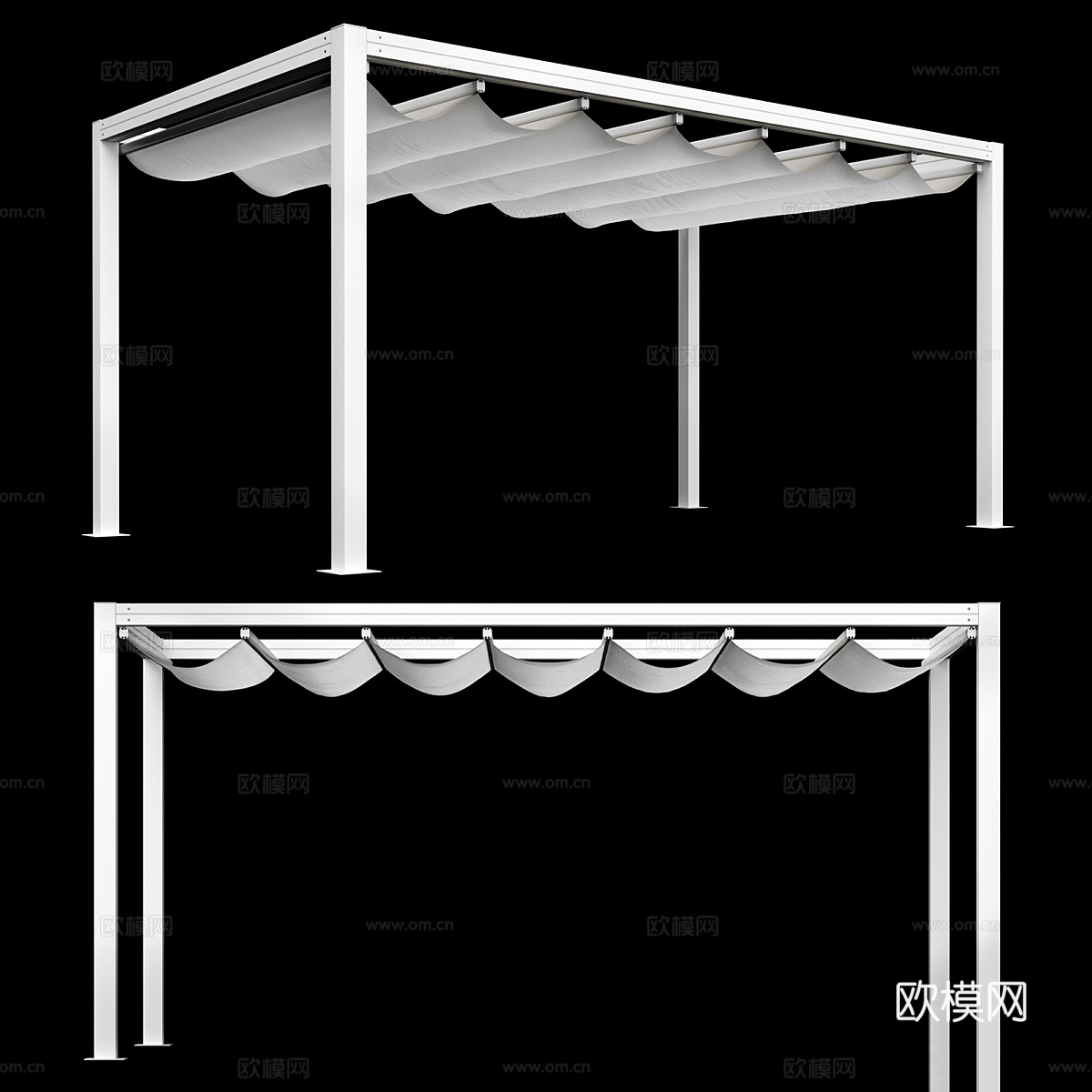 朱利奥·巴尔比耶里 - 生物气候凉棚 Onda3d模型下载