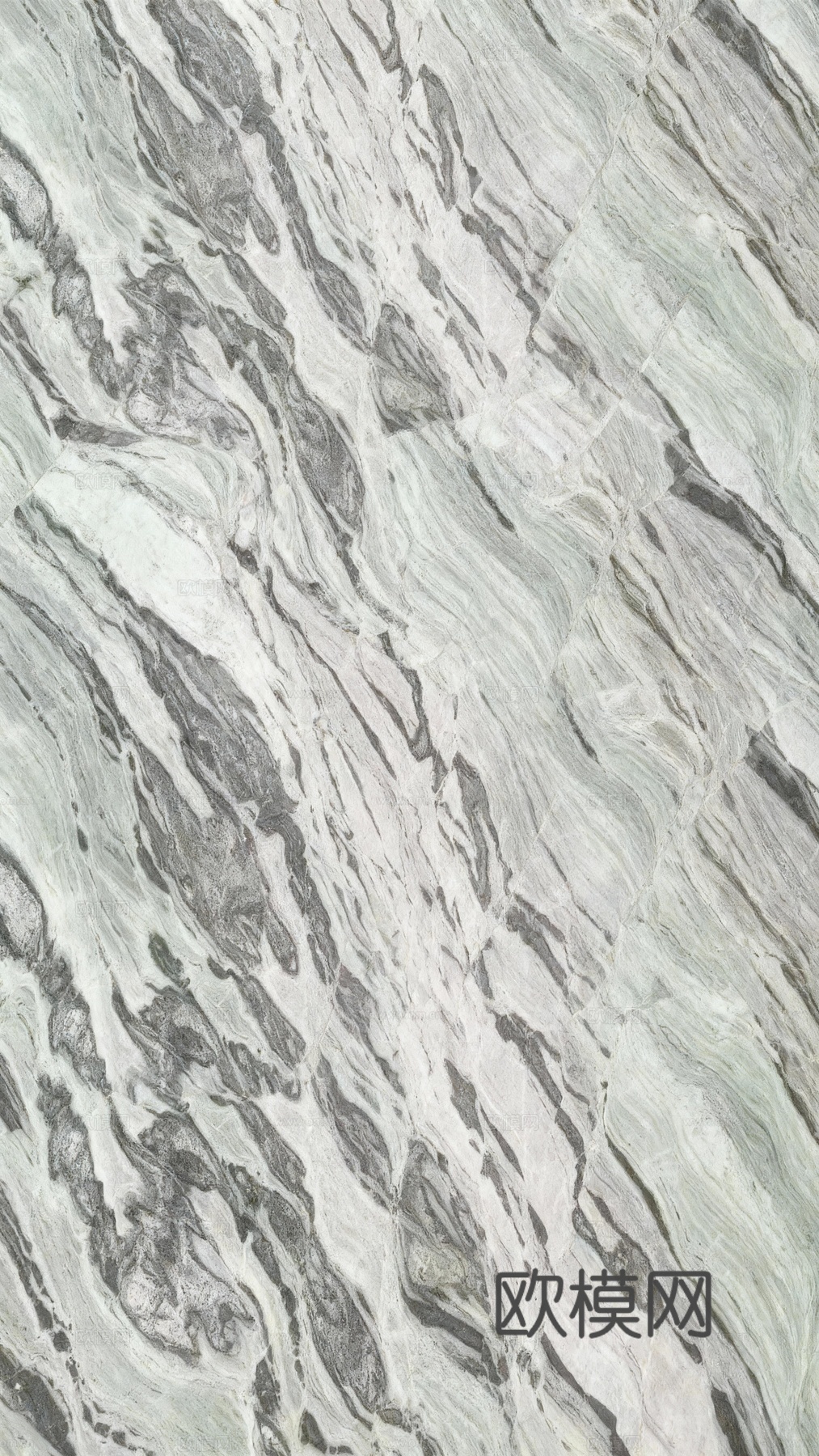 香格里拉翡翠大理石 绿色大理石瓷砖岩板 灰绿色奢石