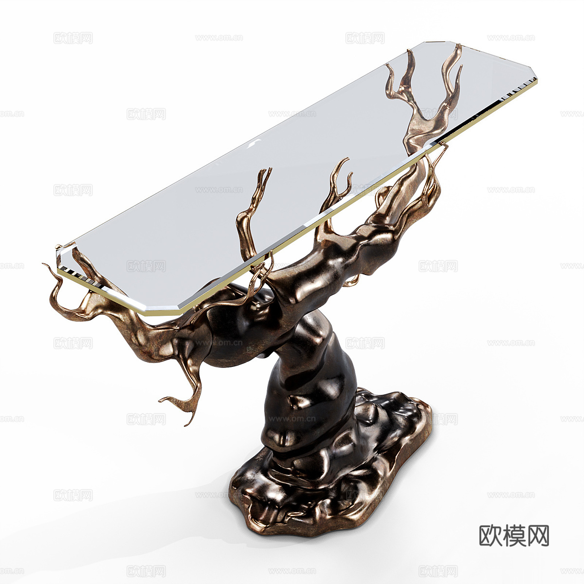 现代轻奢 Elan Atelier Forest 端景台3d模型下载（渲染图3）