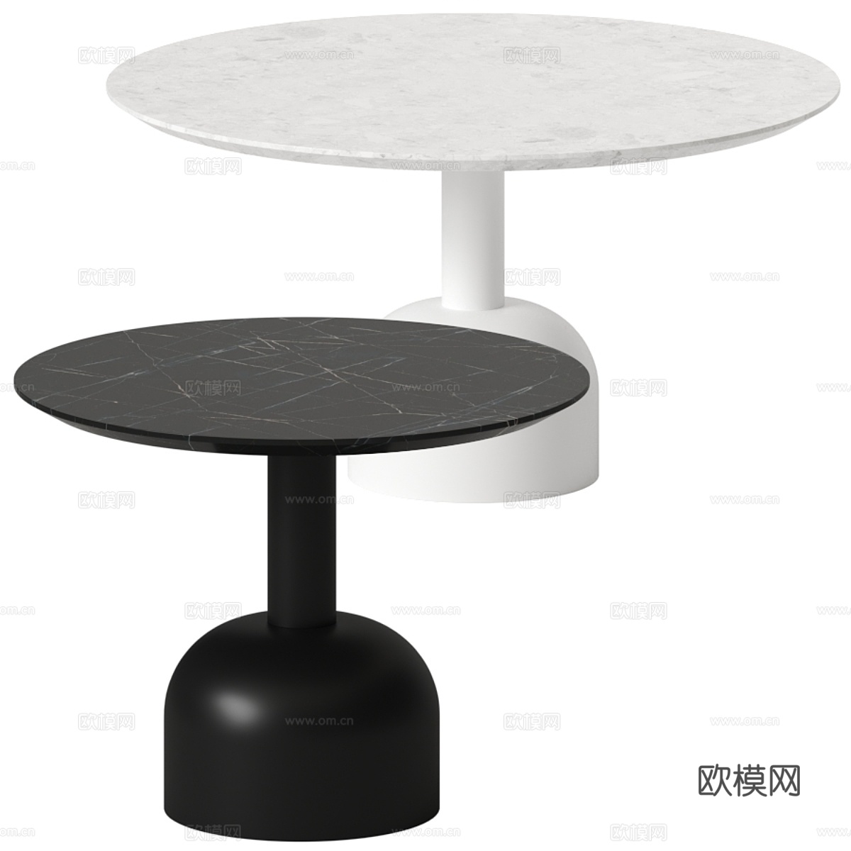 Miniforms ILLO餐桌与小餐桌3d模型下载