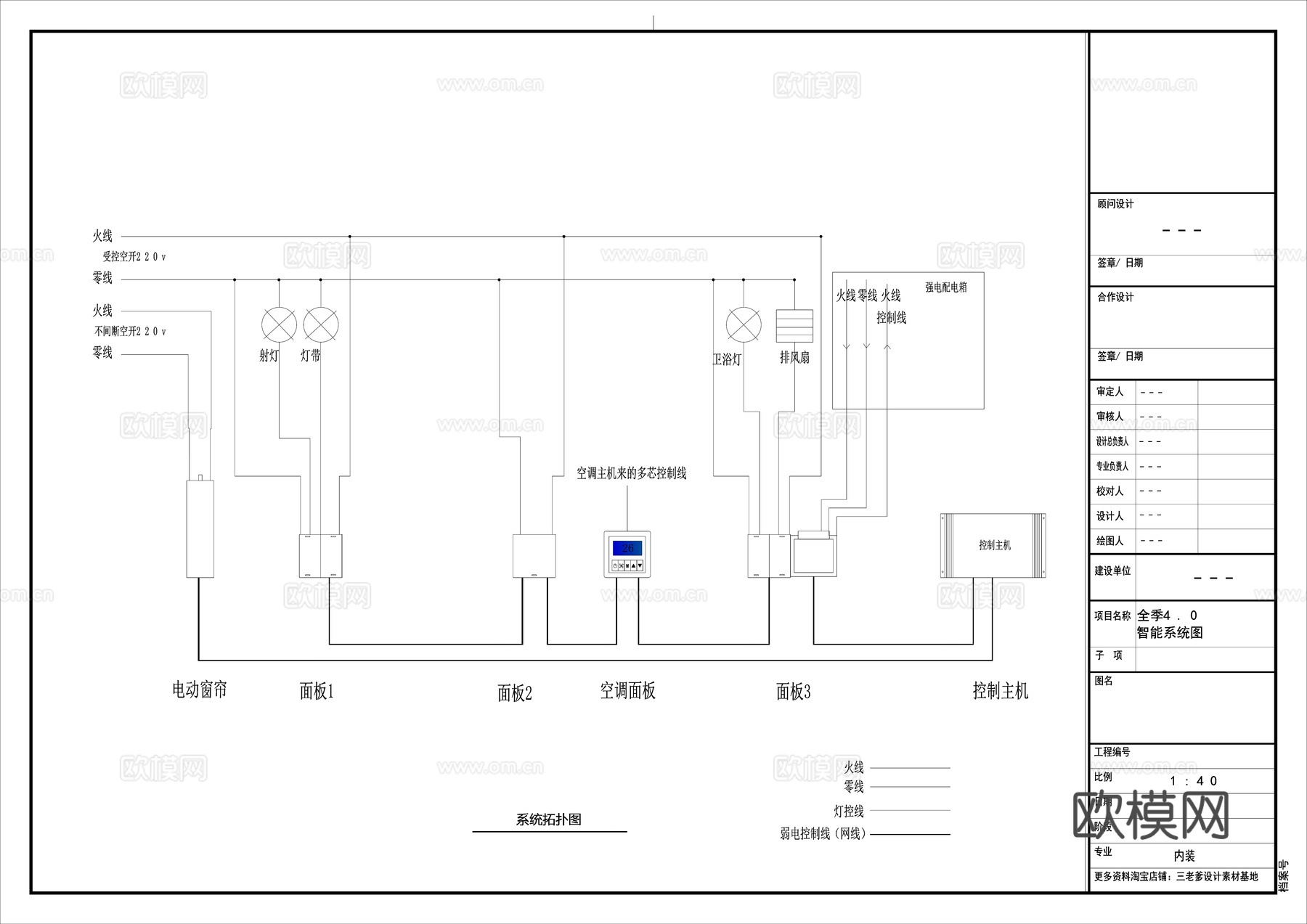 小米智能客房系统布线图cad施工图cad施工图