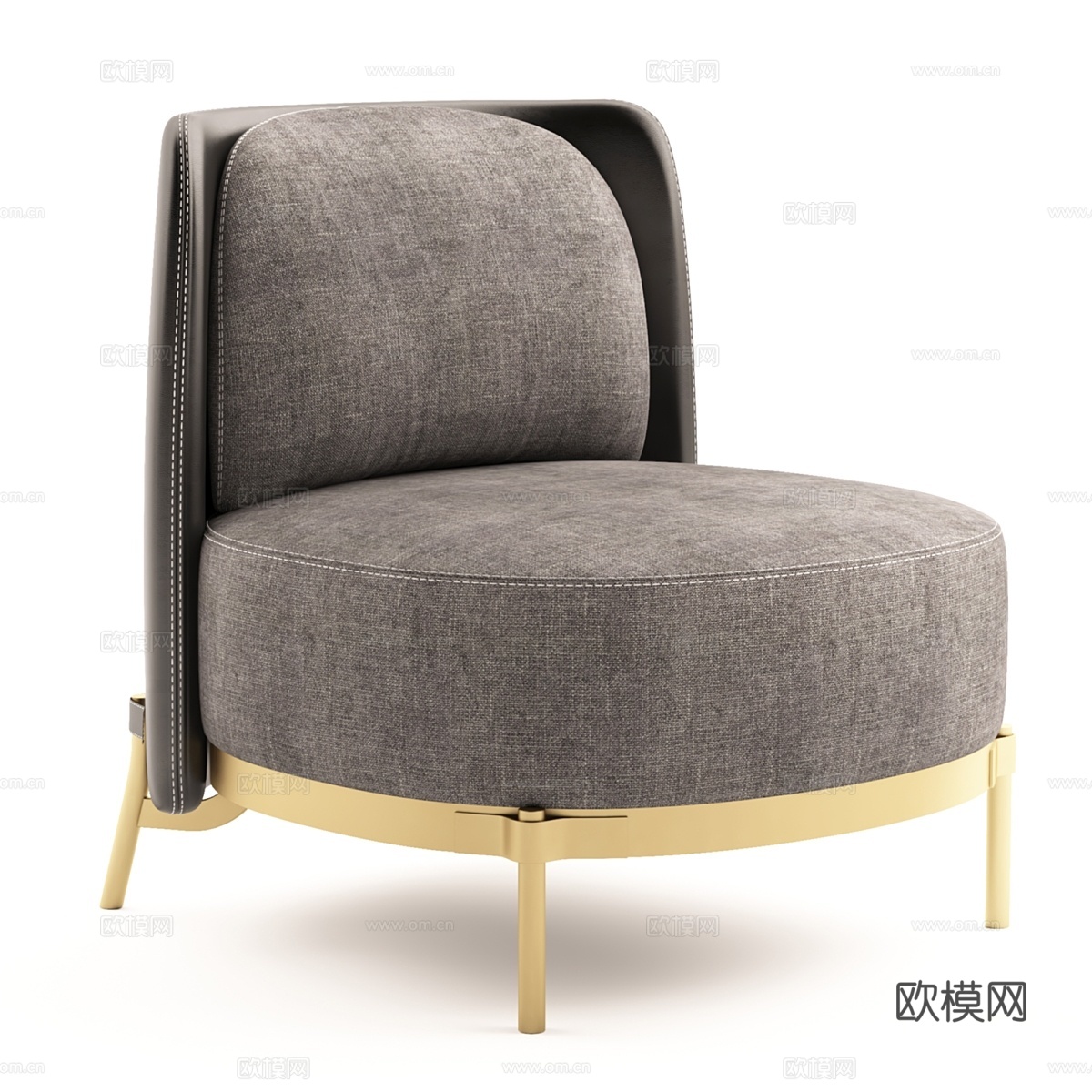 Minotti Tape扶手椅3d模型