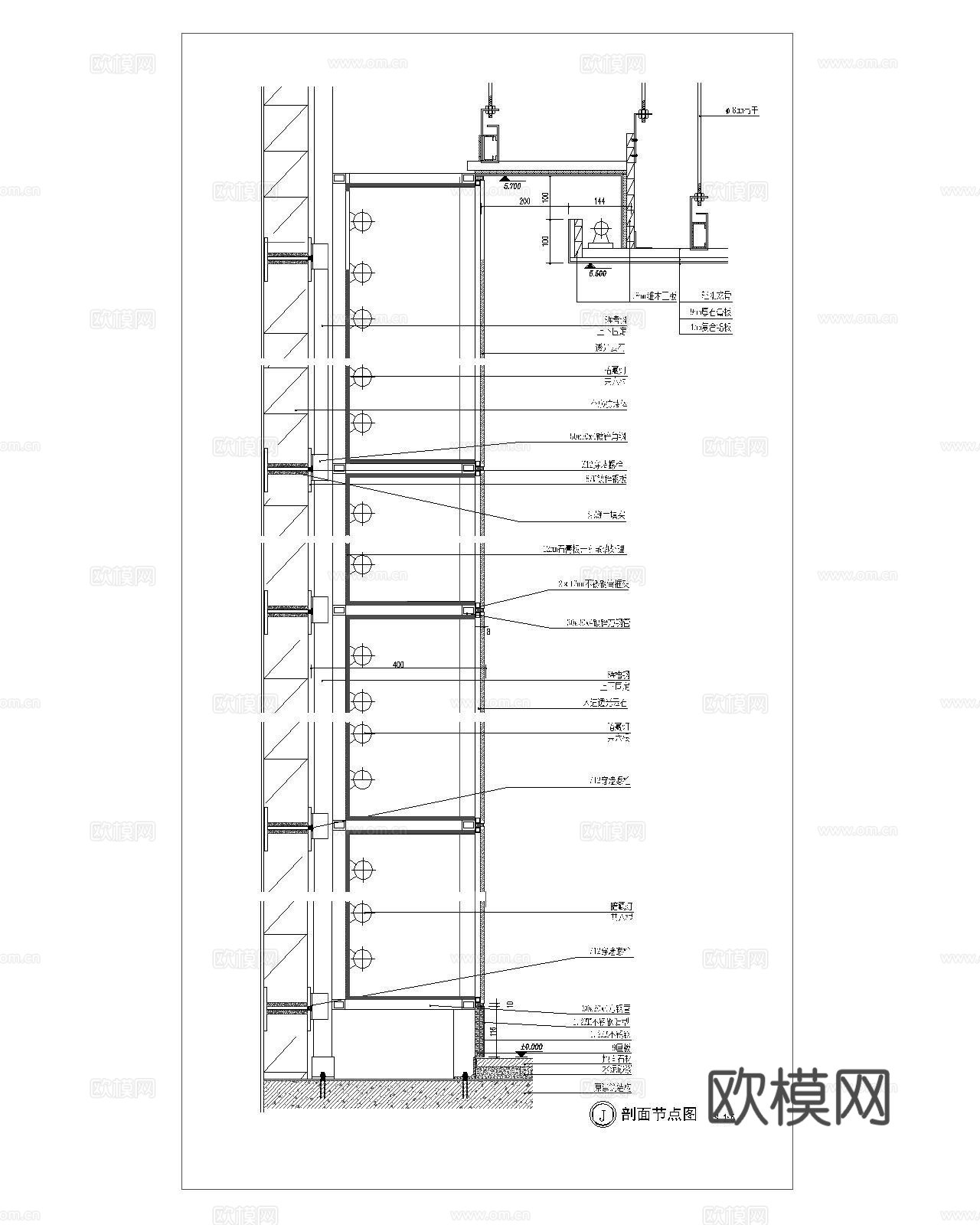 透光云石CAD施工图cad施工图