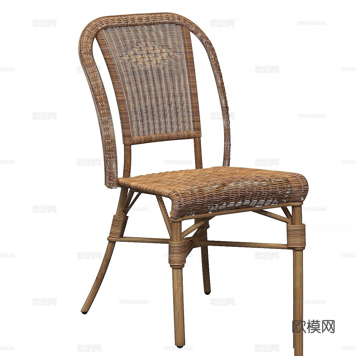 KOK品牌藤编椅Albertine3d模型下载