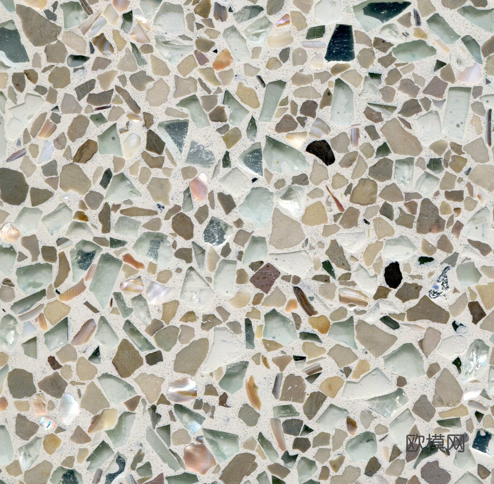 大理石石材拼花 文化石 碎石 石头