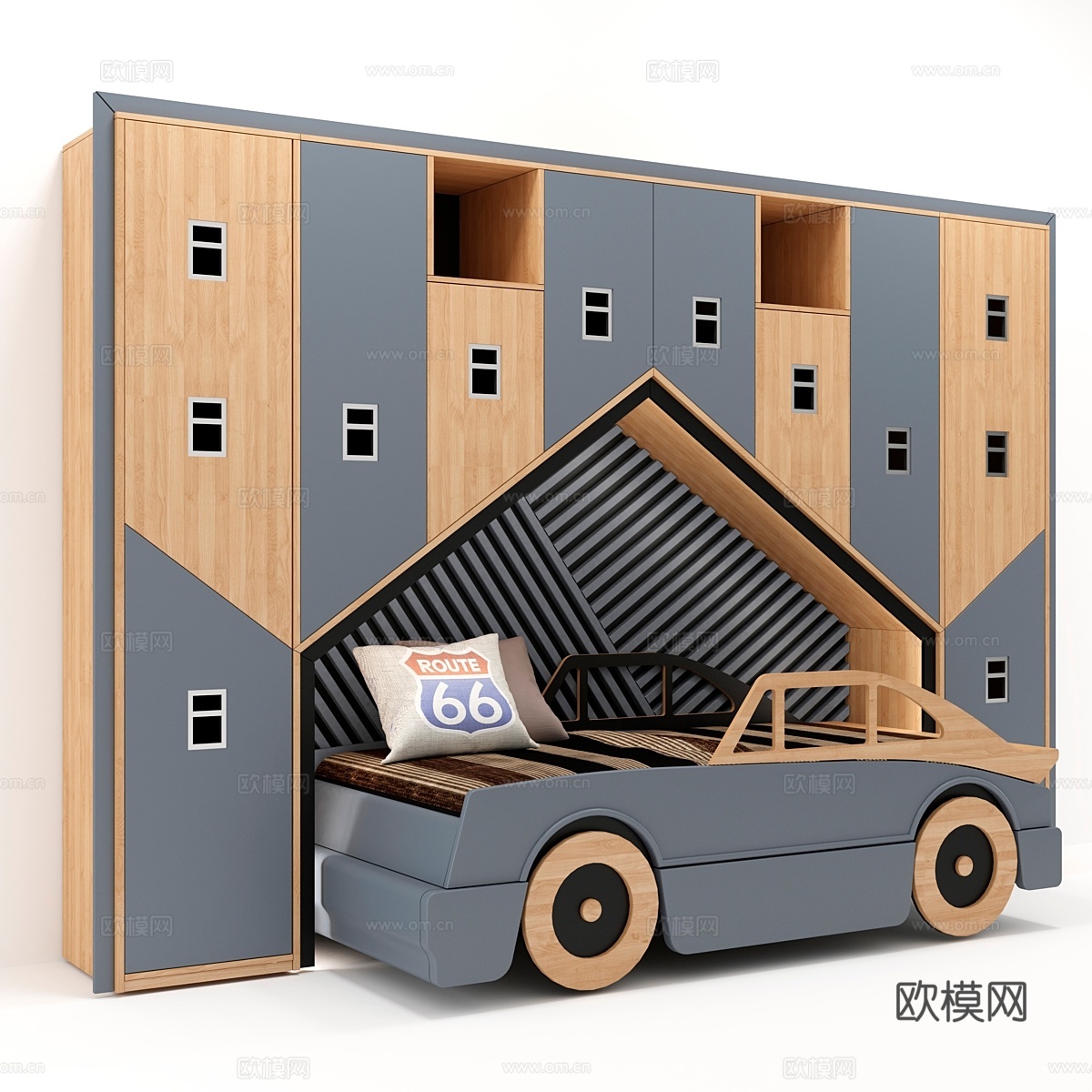 儿童床3d模型下载