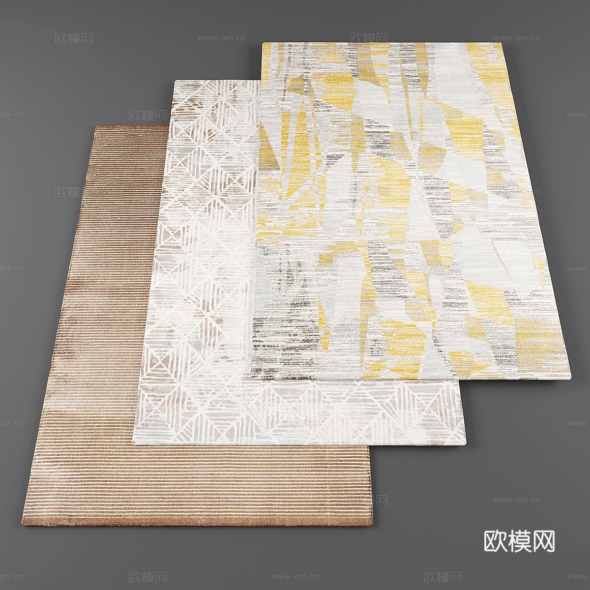 rugs_modern地毯3d模型下载