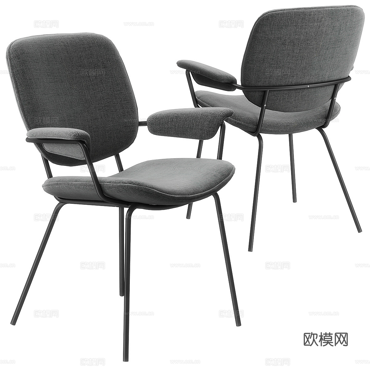现代意式 Naiquen 椅子3d模型