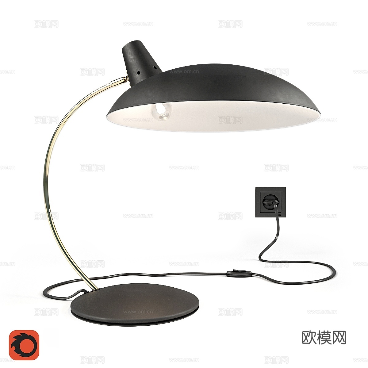 台灯 La Redoute Rosella3d模型
