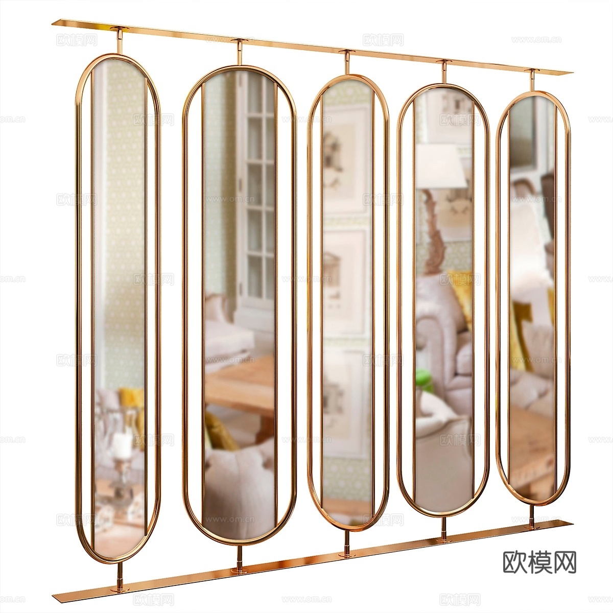 装饰隔断 663d模型