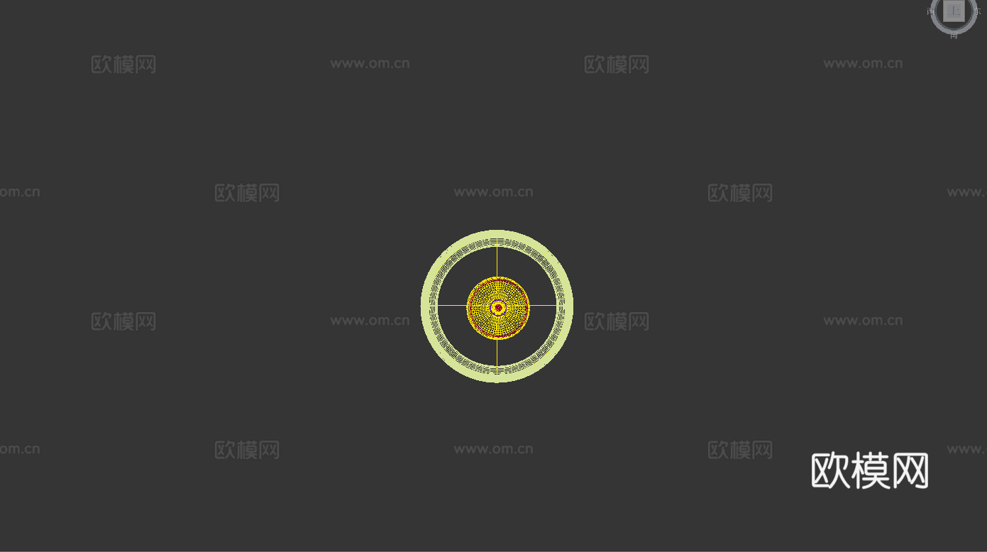北欧吊灯 现代简约吊灯 中古风吊灯 餐厅吊灯3d模型下载（渲染图2）