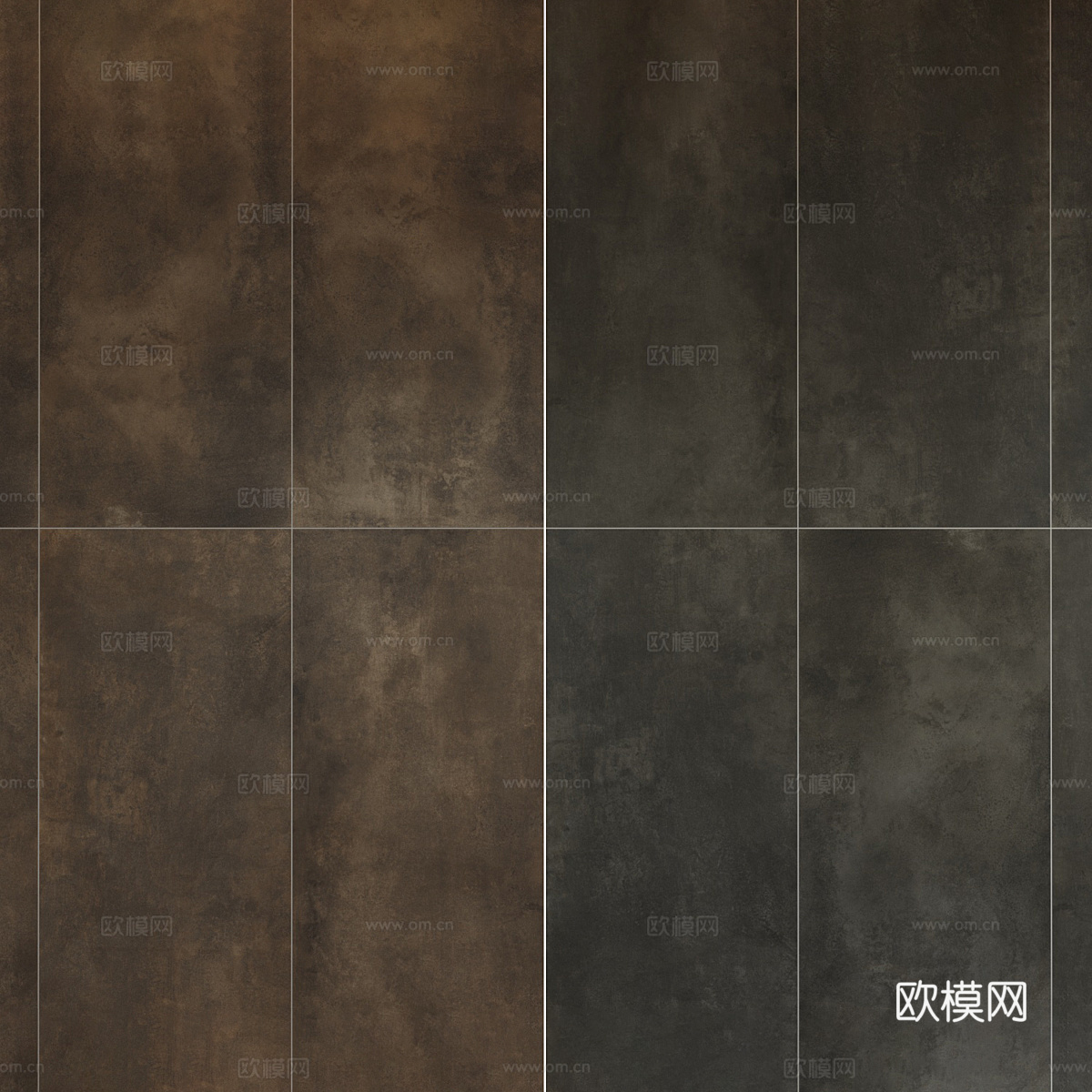 现代做旧瓷砖 仿古砖3d模型下载（渲染图3）