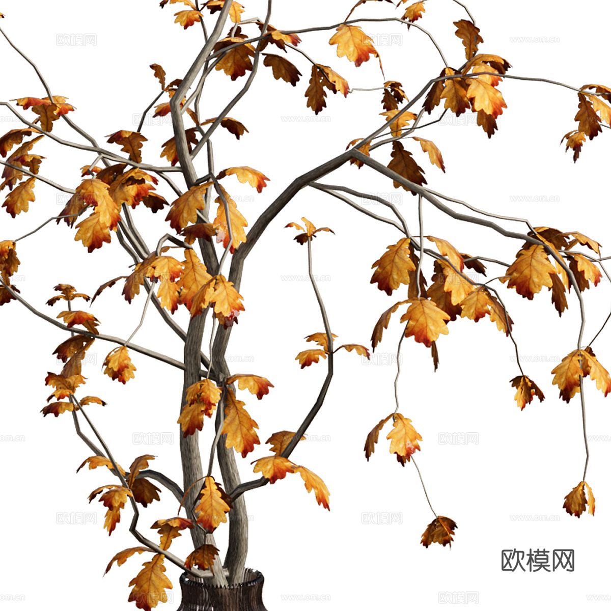现代花瓶花艺3d模型