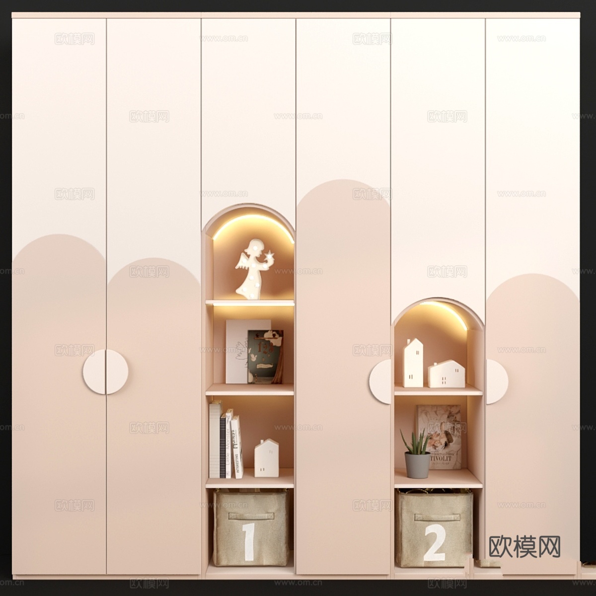 儿童家具定制1533d模型下载