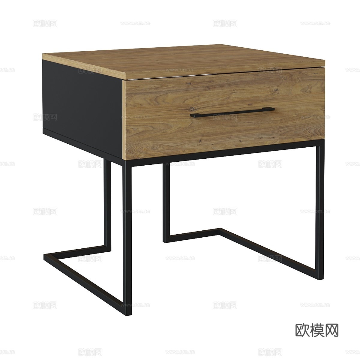 Loft床头柜3d模型下载