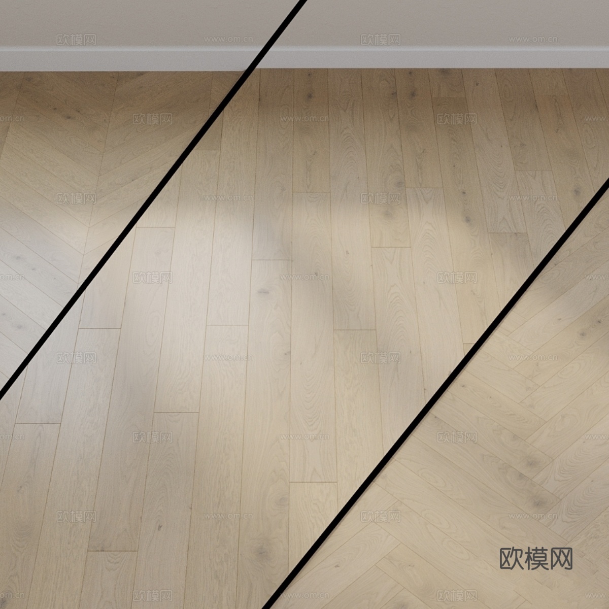 ID NO. 536387 HARO PARQUET 400木地板3d模型下载