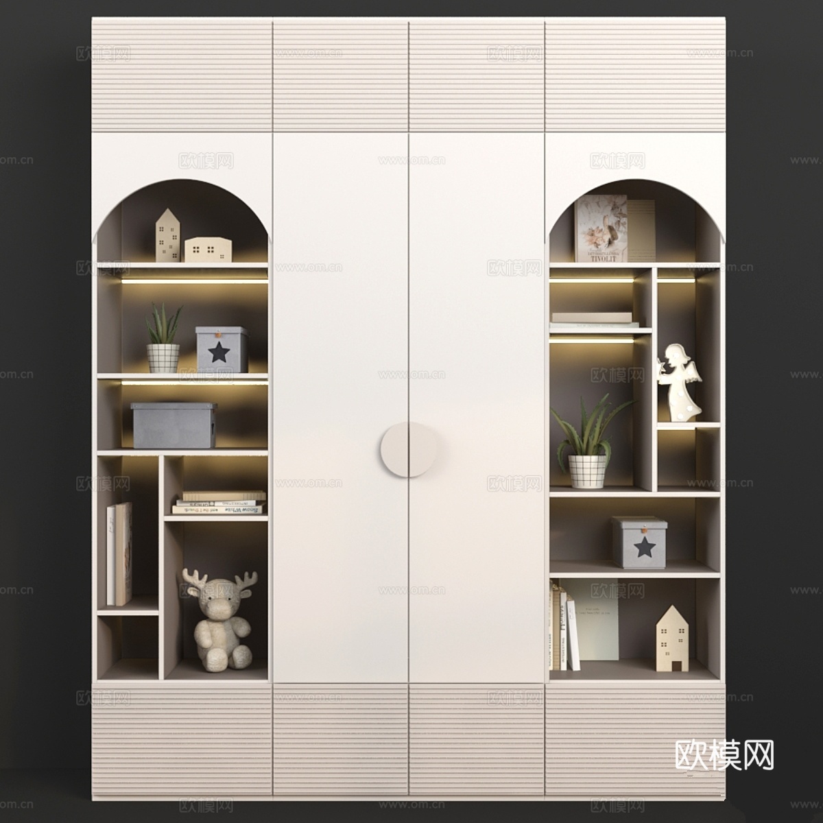 儿童定制家具 儿童柜3d模型下载