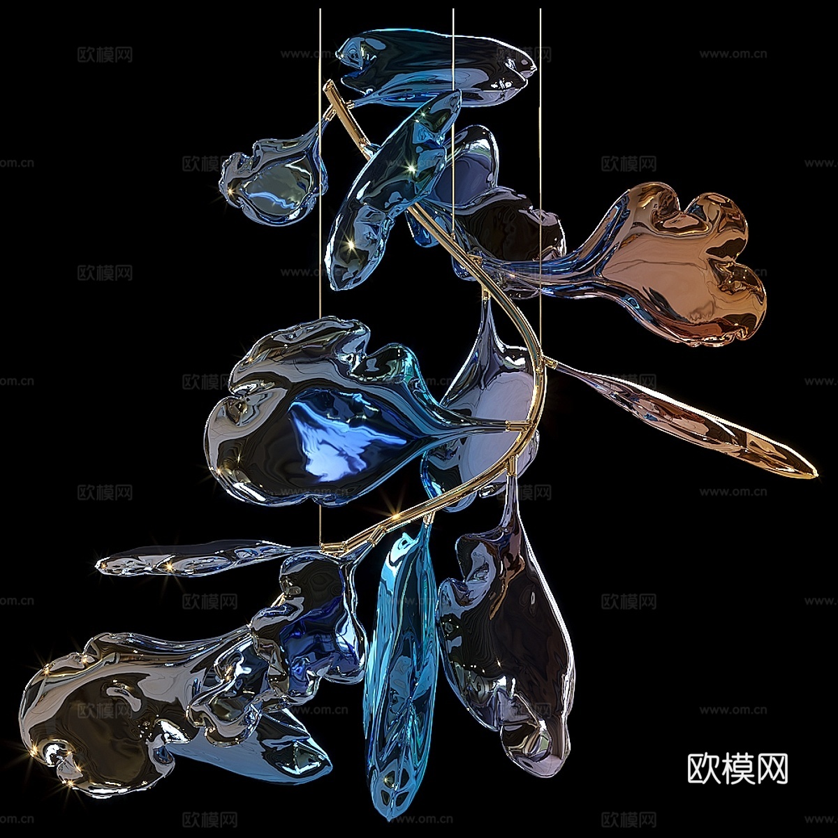 多米尼克·勒西光雕塑3d模型