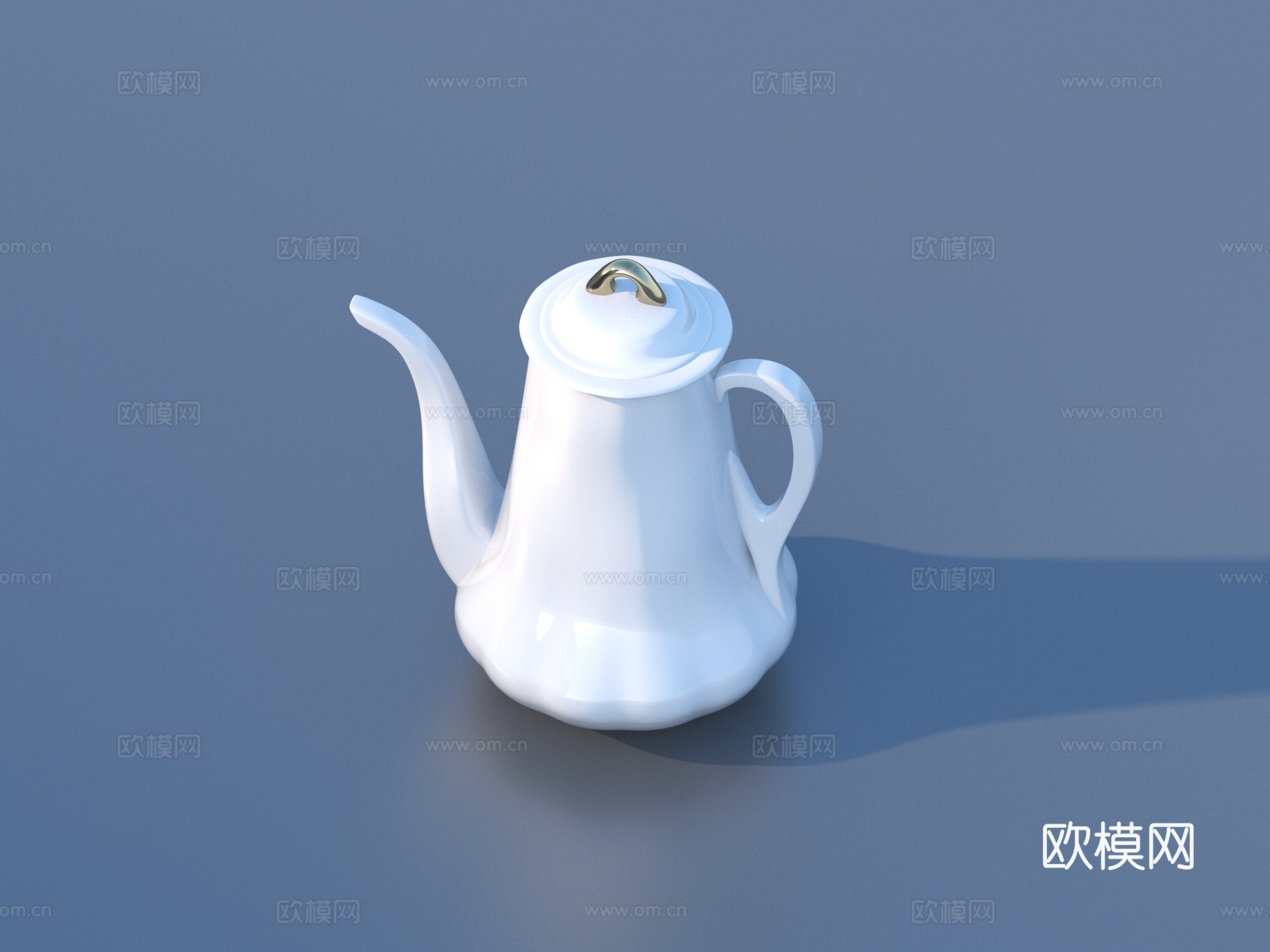 茶壶 瓷器 瓷壶 陶瓷壶 紫砂壶3d模型下载