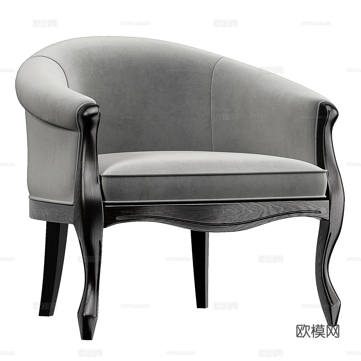 优雅座椅3d模型下载