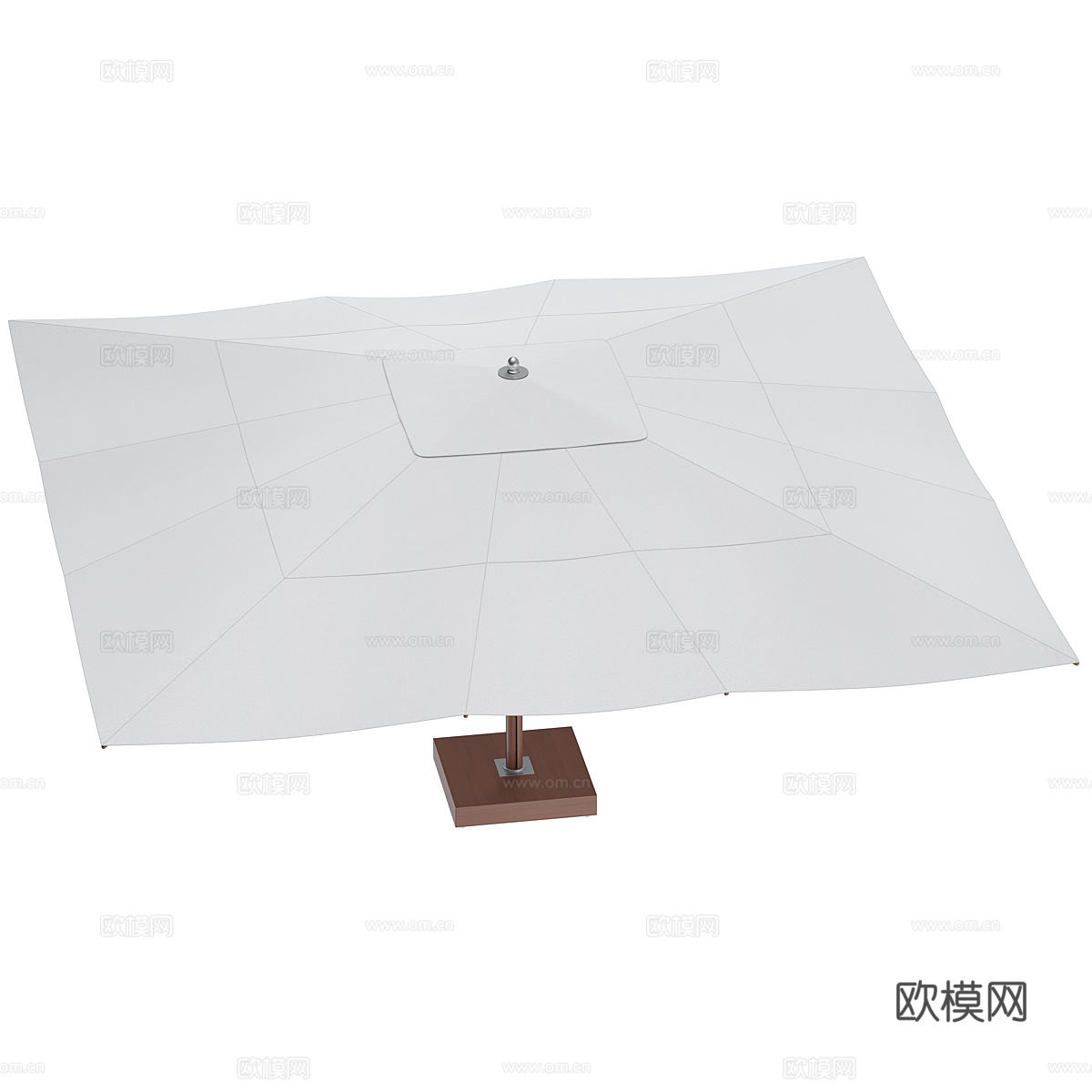 现代遮阳伞 花园伞3d模型下载（渲染图2）