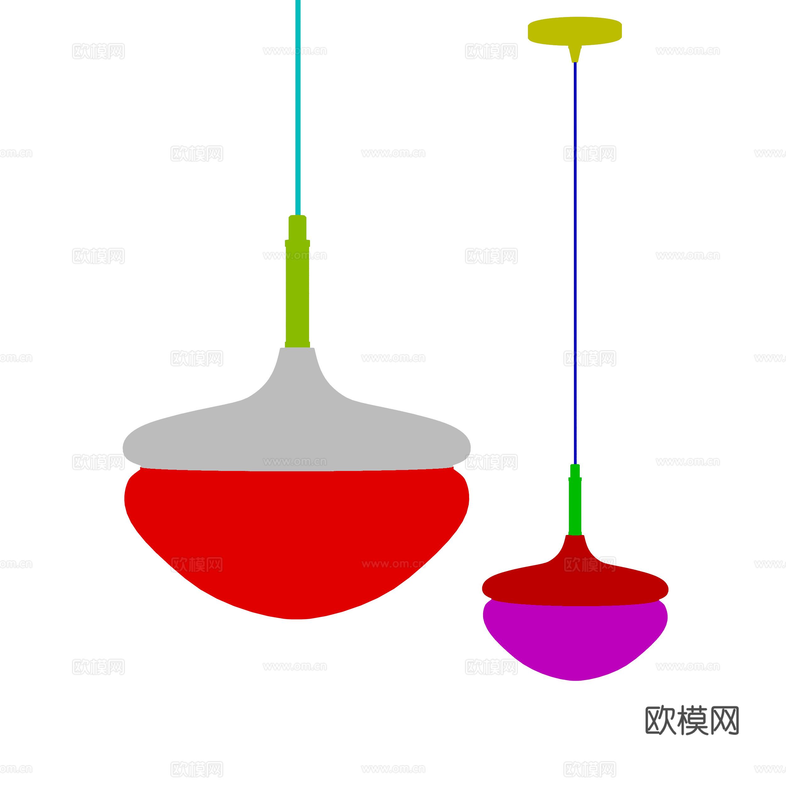中古风吊灯 侘寂风吊灯 轻法式吊灯 餐厅吊灯 卧室吊灯3d模型下载（渲染图3）
