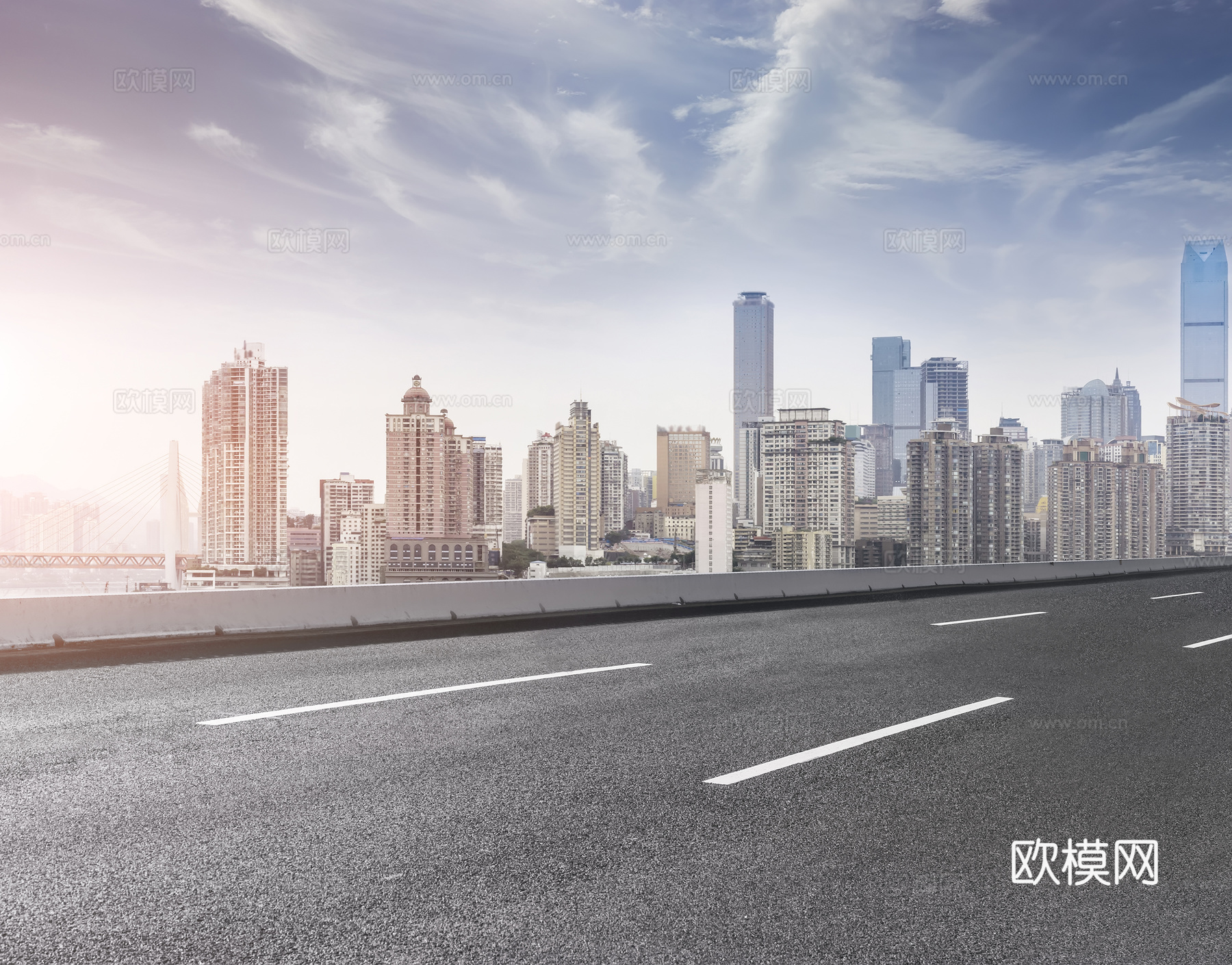 都市风情  道路建筑风景 外景