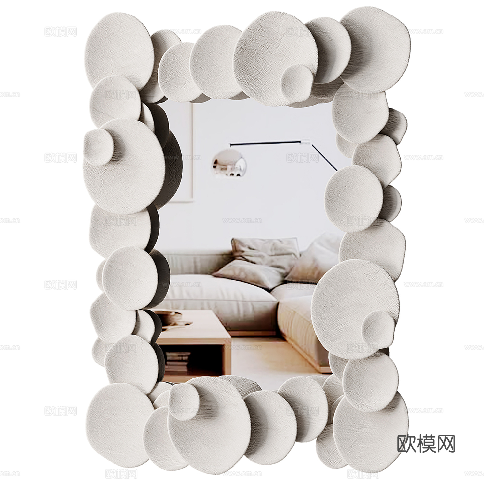 现代镜子su模型