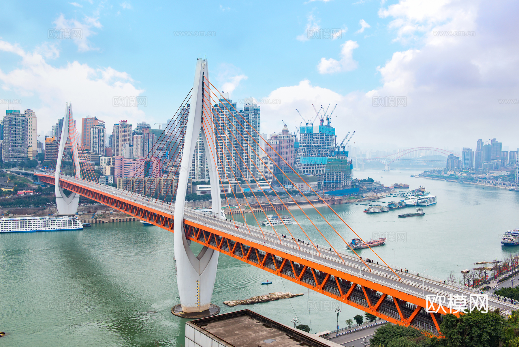 都市风情  道路建筑风景 外景