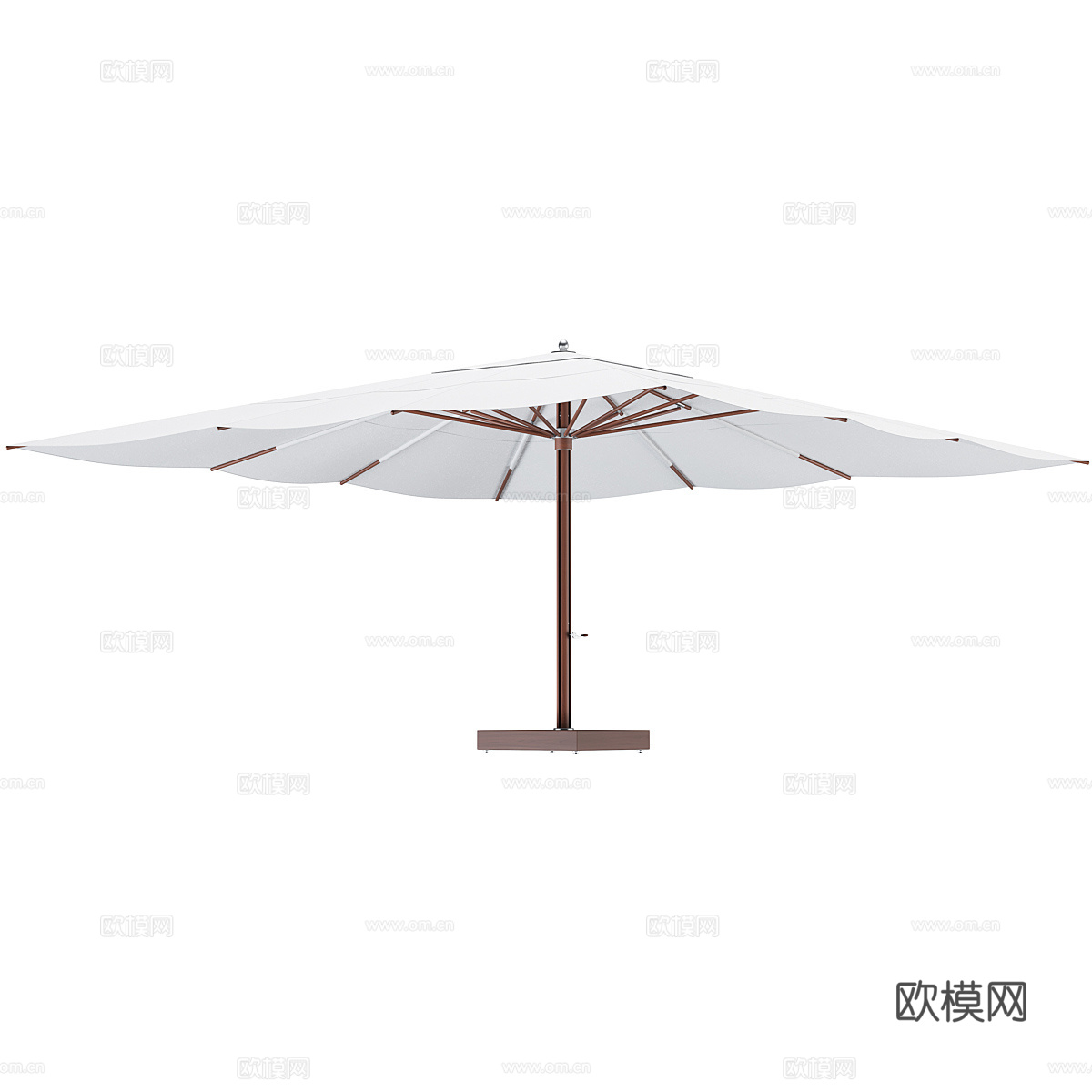 现代遮阳伞 花园伞3d模型下载（渲染图3）