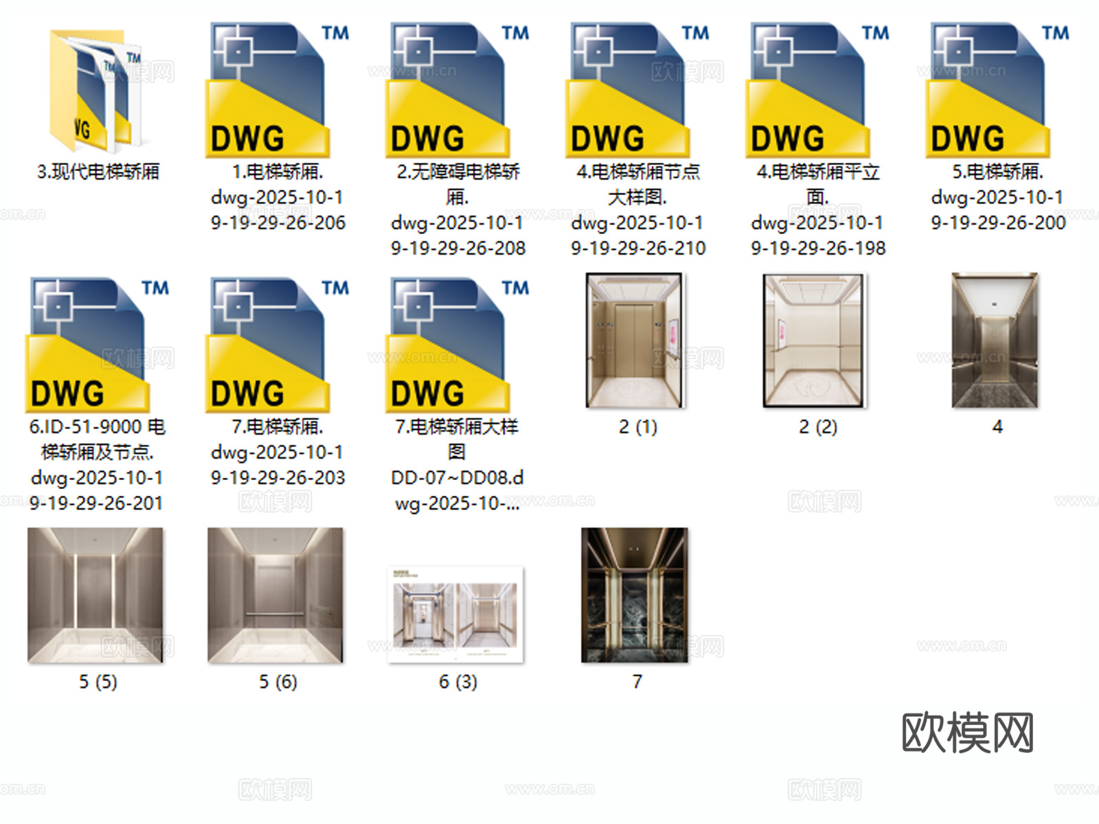 电梯厅 电梯轿厢 电梯 电梯轿厢节点 电梯厅节点cad施工图