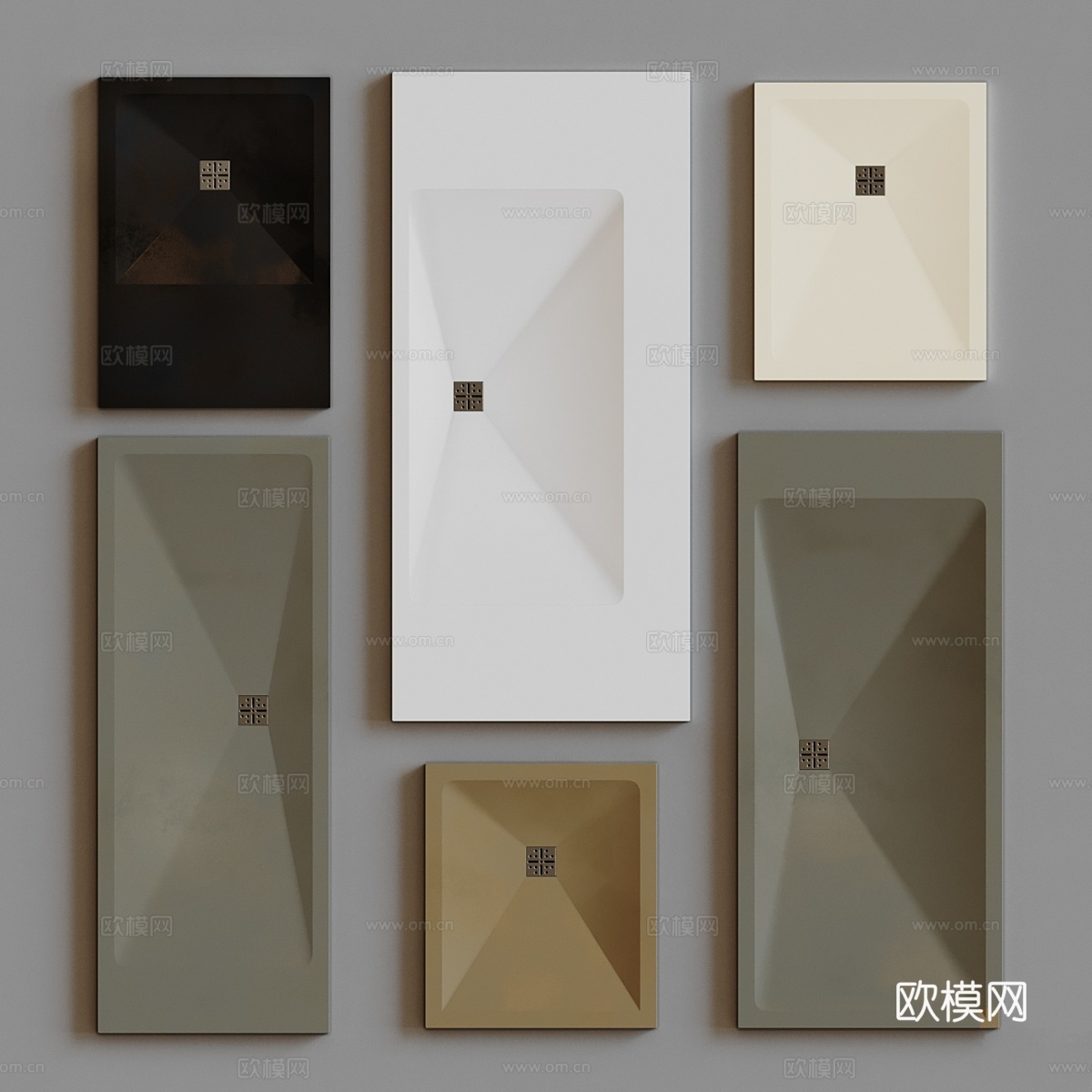 PIANO淋浴盘（DISENIA）3d模型下载