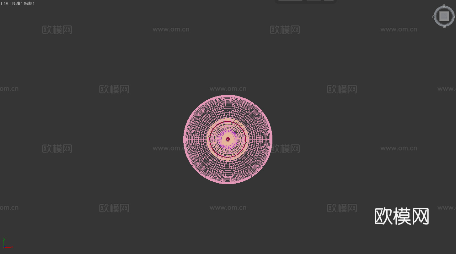 现代中古风吊灯 法式奶油风吊灯 餐厅吊灯 卧室床头小吊灯3d模型下载（渲染图2）