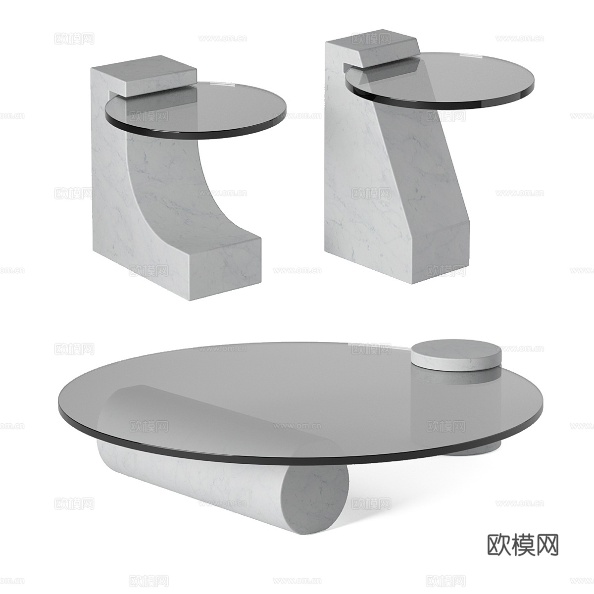 VERRE PARTICULIER 桌具套装 2. Baxt3d模型下载