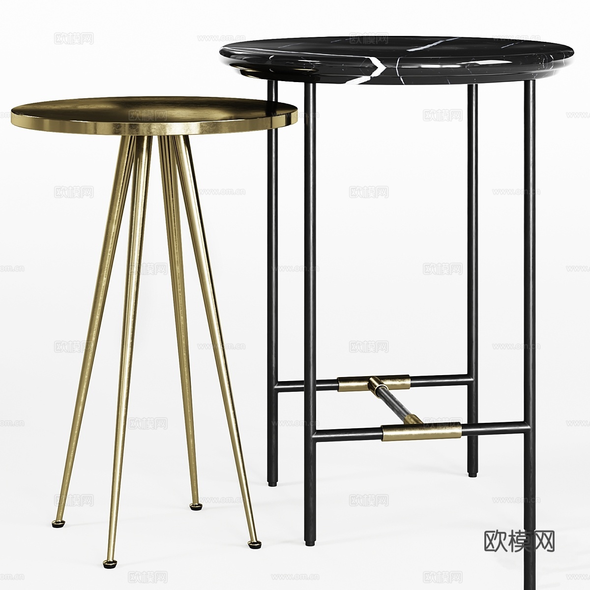 La Redoute Botello边桌，Luxore款3d模型