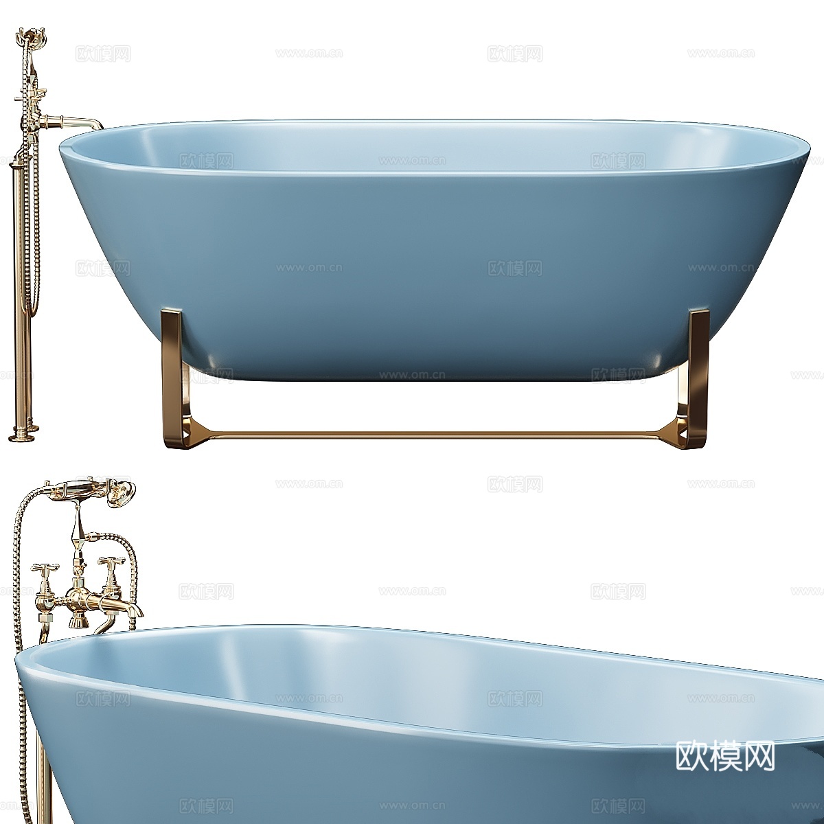 维勒罗伊&博赫安提厄斯浴缸3d模型下载